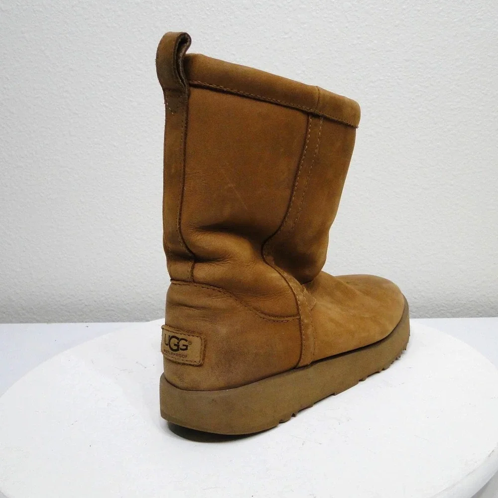 UGG Adirondack Boot III Pull-On Waterproof Winter Boots Chestnut Brown 1017509 8